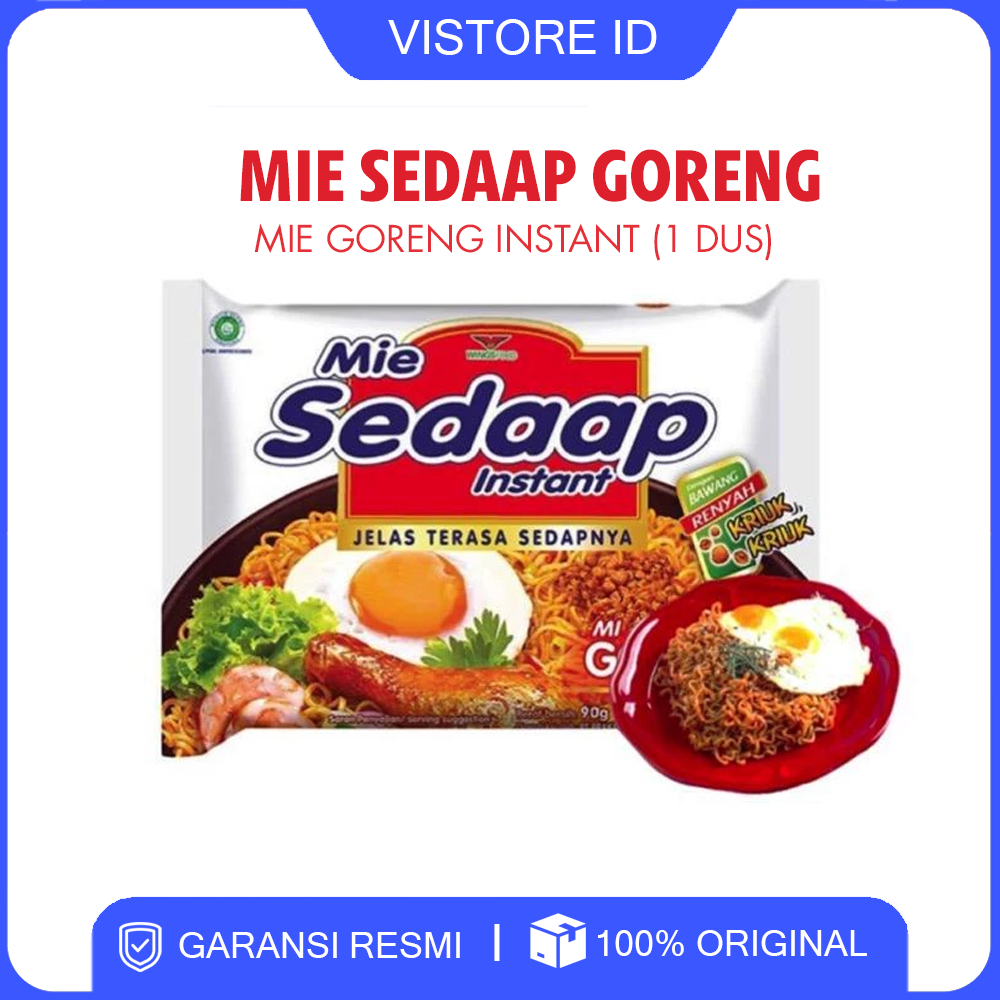 

Sedap Mie Goreng Instan 90gr Formulasi Baru Mi Sedaap Goreng