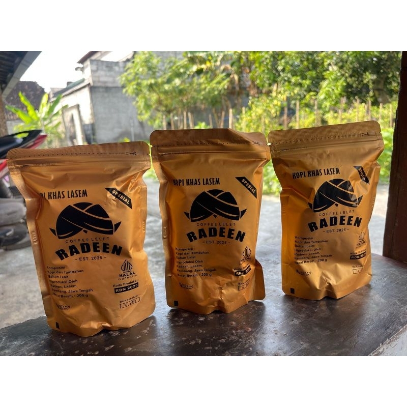 

KOPI LELET RADEN hitam lembut Lasem khas KOTA REMBANG