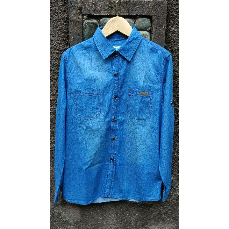 PRELOVED KEMEJA DENIM PRIA