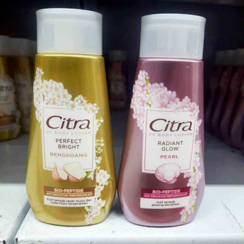 CITRA hand body lotion 60 ml/ukuran kecil  bengkuang & pearl glow