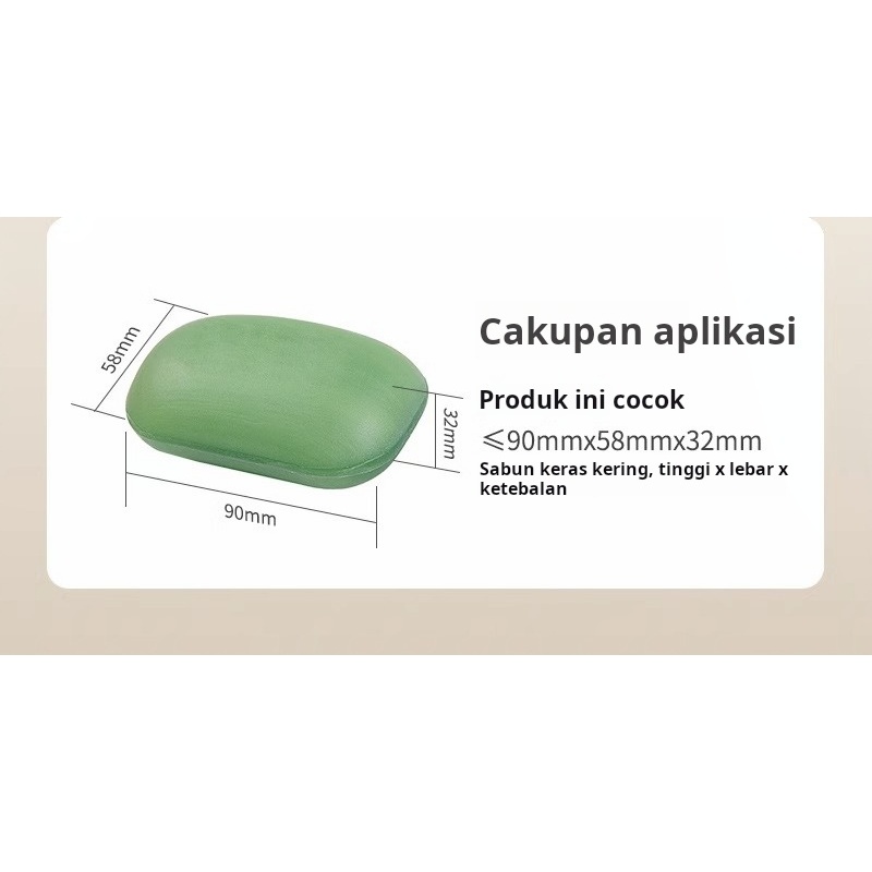 Sabun Parut - Alat Penggiling Sabun Tanpa Air Untuk Kamar Mandi, Dapur & Kos, Wadah Sabun Anti