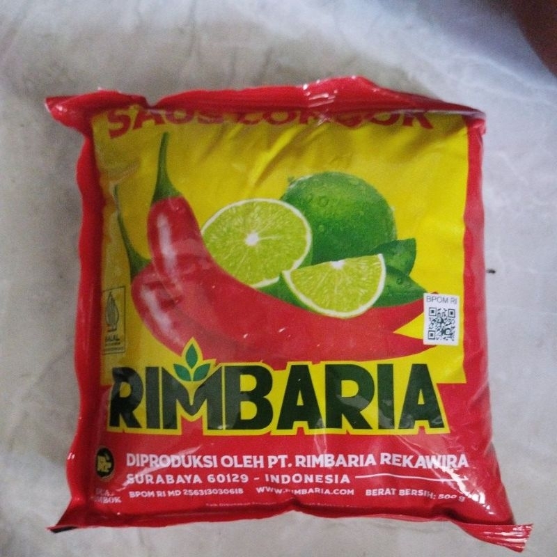 

RIMBARIA saos sambal Pouch 500 gr
