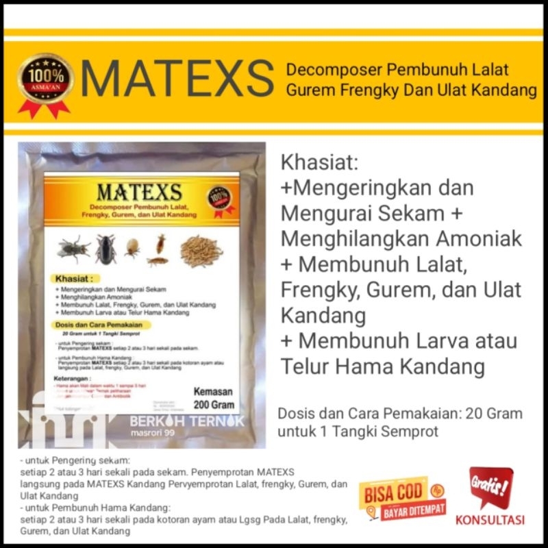 matexs - obat lalat - obat frengky - decomposer pembunuh lalat - racun lalat
