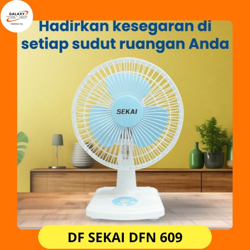 SEKAI Kipas Angin Meja 6" Sekai DFN 609 Kipas angin Duduk mini