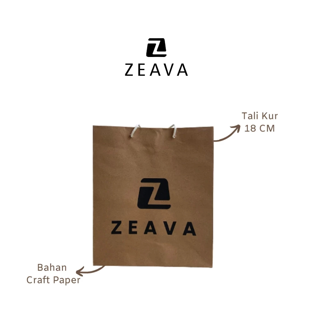 [ZEAVA TAMSLIME] Paperbag | Paper Bag Zeava | Paper Bag Hadiah | Paper Bag Tas Grosir