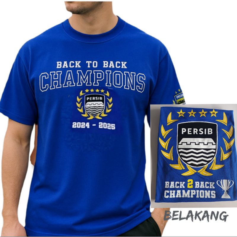 BAJU PERSIB BACK 2 BACK CHAMPIONS BAJU OFFICIAL PERSIB BAJU COACH PERSIB BAJU PELATIH PERSIB UNISHEC
