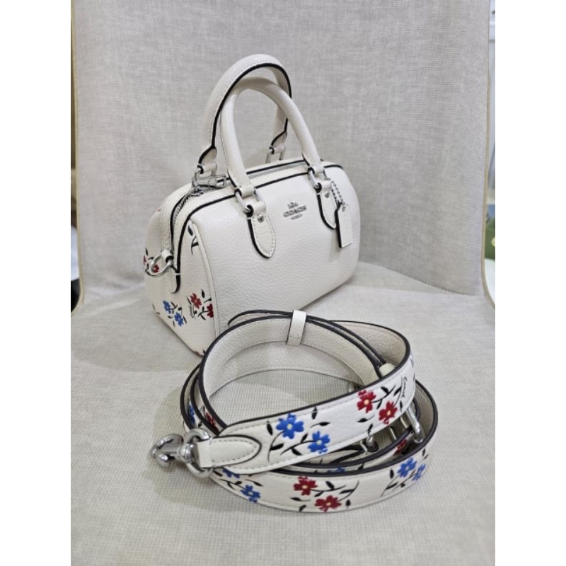 Coach Mini Rowan Chalk Floral