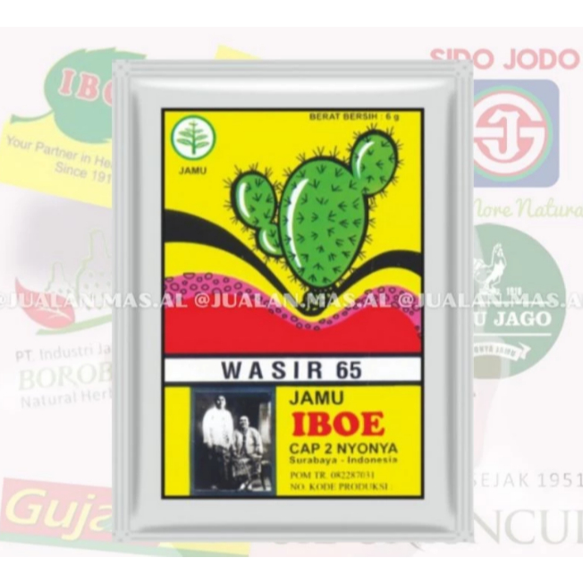 

IBOE - JAMU WASIR / AMBEIEN (ISI 10 SACHET) / Membantu meringankan gejala wasir