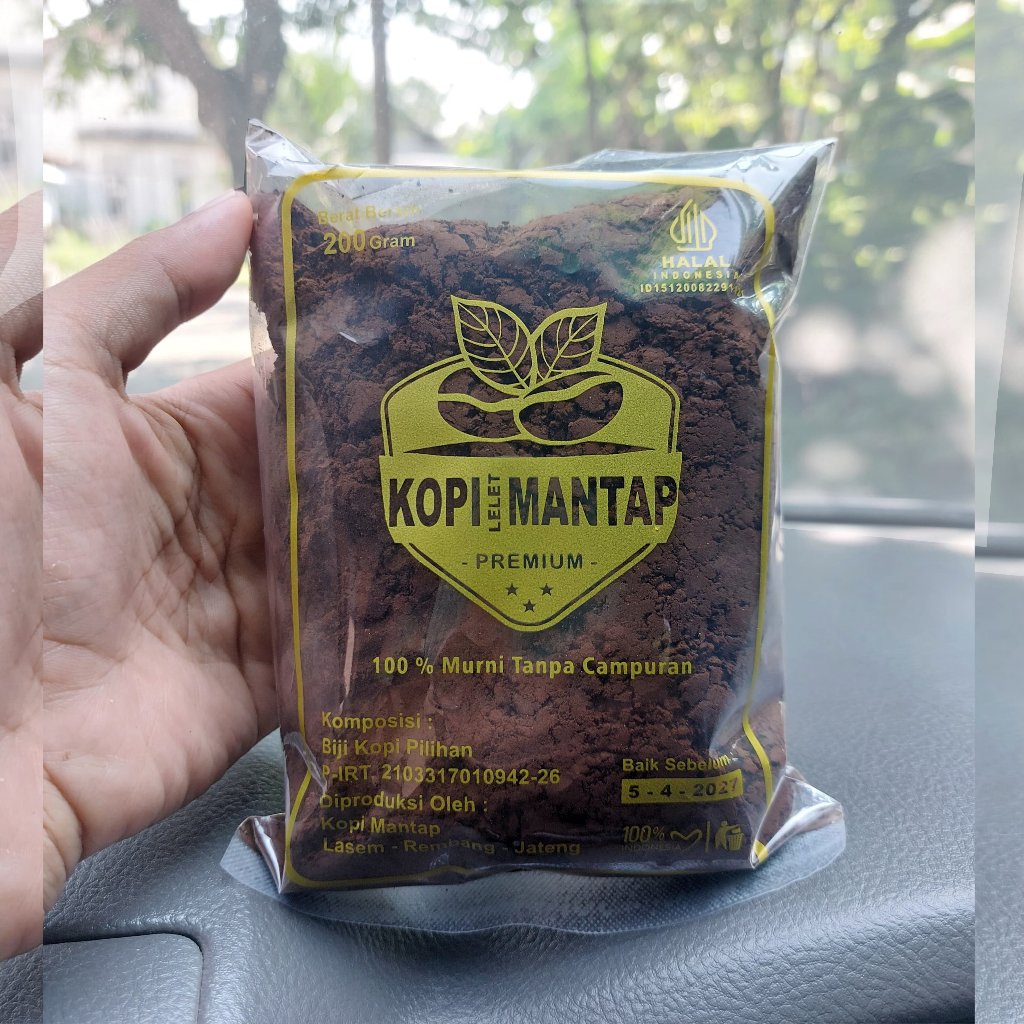 

Kopi Murni 100% Tanpa Campuran - Bubuk Kopi Lelet Premium 200 Gram