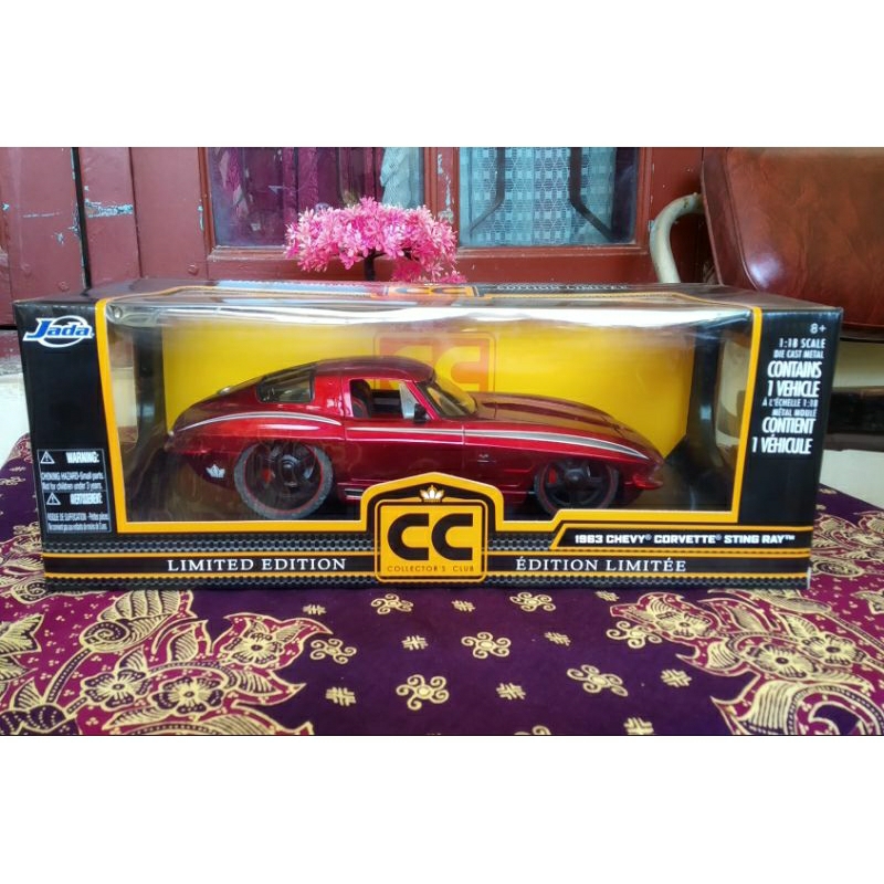 Diecast 1:18  Langka Jada CC Chevrolet Corvette 1963