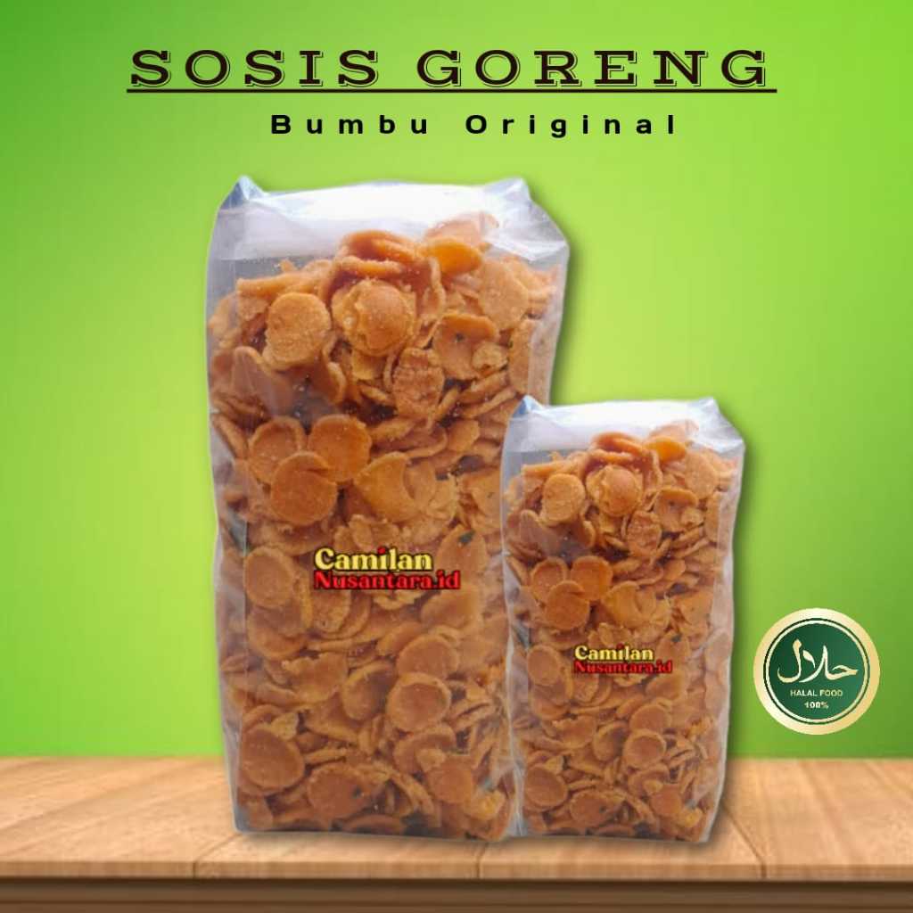 

Sosreng 1 Kg Bumbu Original Gurih Tidak Pedas Sosis Goreng