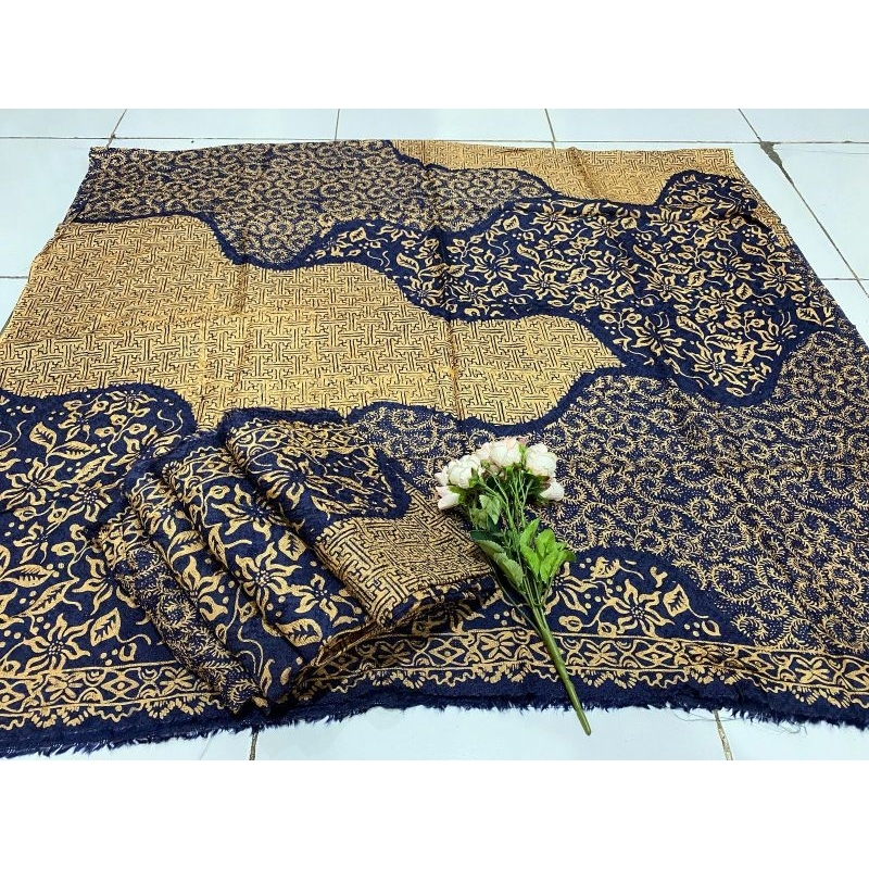 KAIN BATIK VISCOSE CAP SOL HITAM BATIK TERLARIS KHAS CIREBON TRUSMI