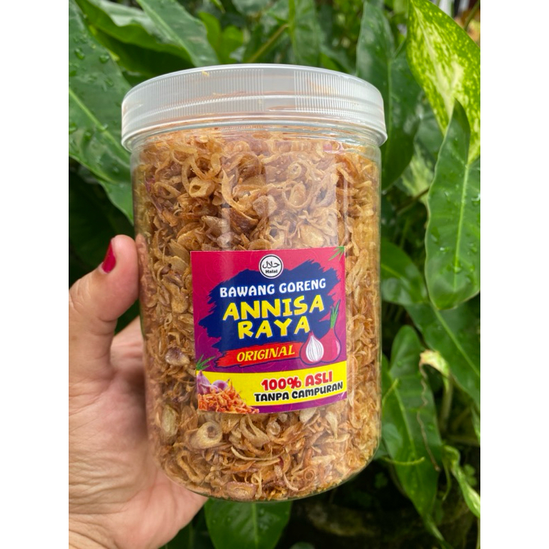

Bawang Merah Goreng Premium Tanpa Tepung (Toples Besar 245gr)