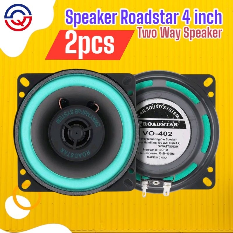 Paket 2pcs Speaker Subwoofer Mobil HiFi 4 Inch 100W | Speaker Pintu Subwoofer subwoofer  truk canter