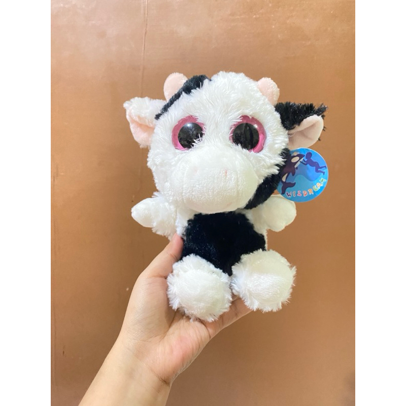 Boneka Karakter Sapi Mata Besar size 23cm / Boneka Sapi / Boneka Sapi Lucu