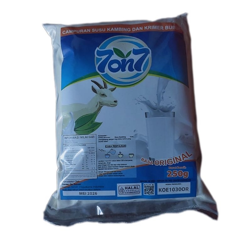 

Susu Kambing Etawa Cream Bubuk Rasa Original 7on7 250gr