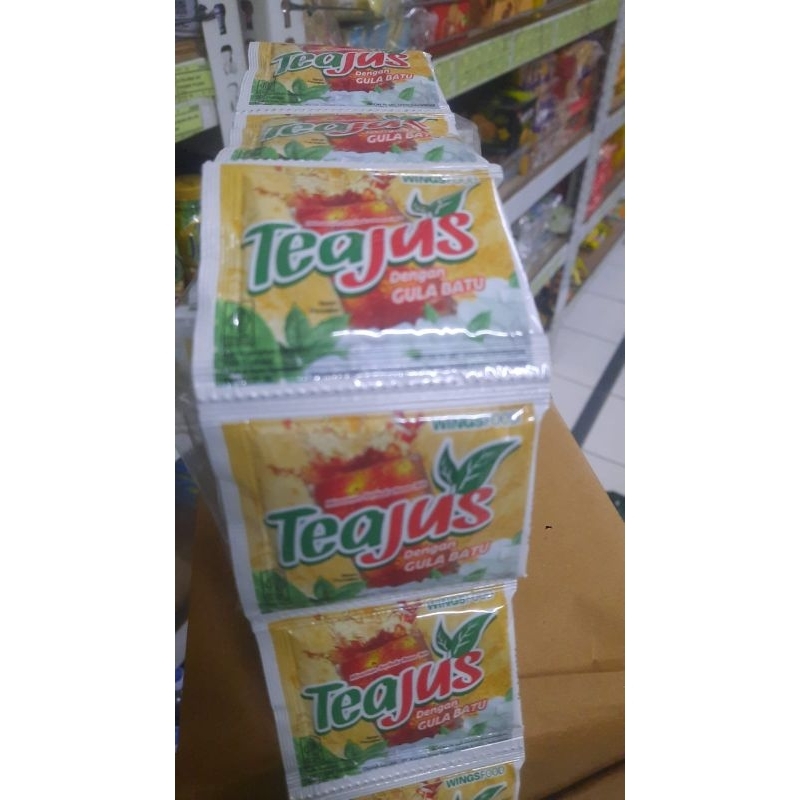 

TEA JUS GULA BATU 6gr RENCENG 10 saset
