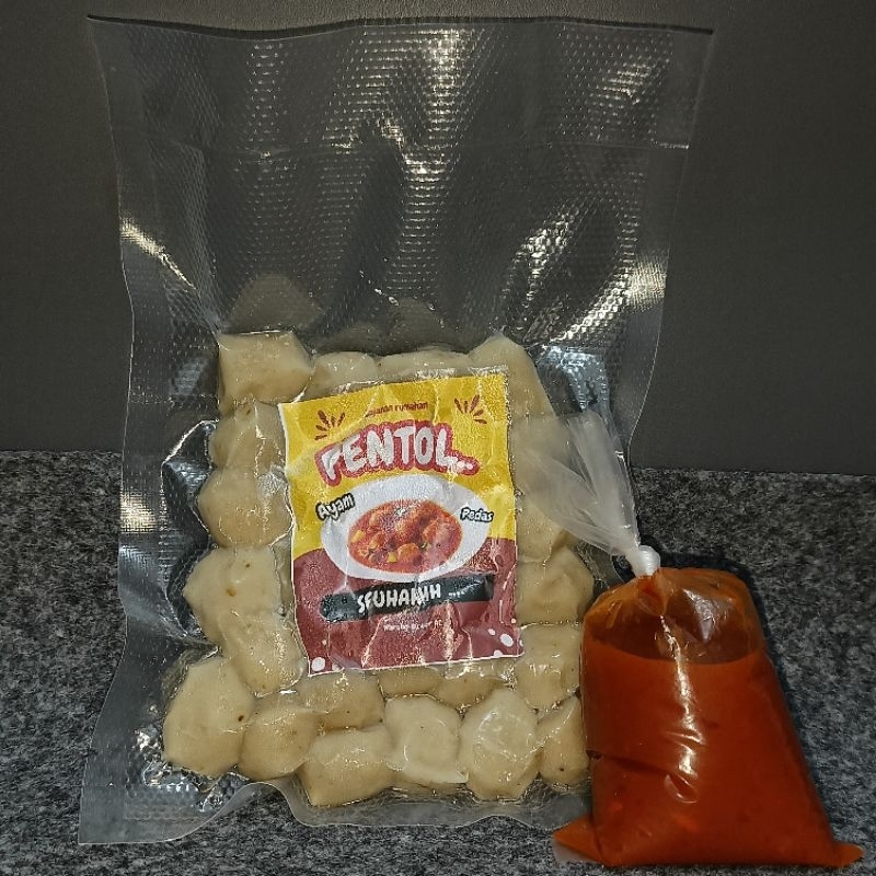 

Frozen Food Homemade - Pentol Ayam isi 30 + Sambal pedas