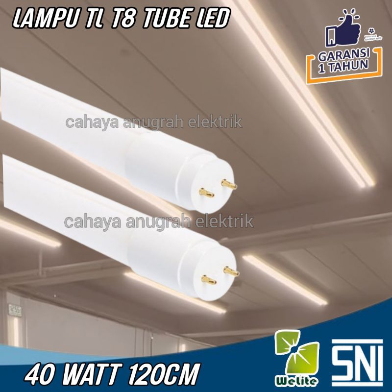 Lampu TL LED 40 Watt 40W lampu T8 TUBE LED 40W 40 Watt 120cm BERGARANSI