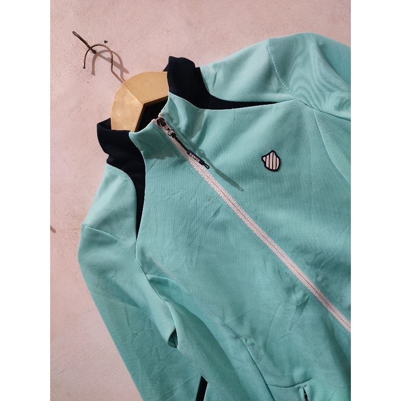 Jaket Tracktop K-Swiss Baby Blue