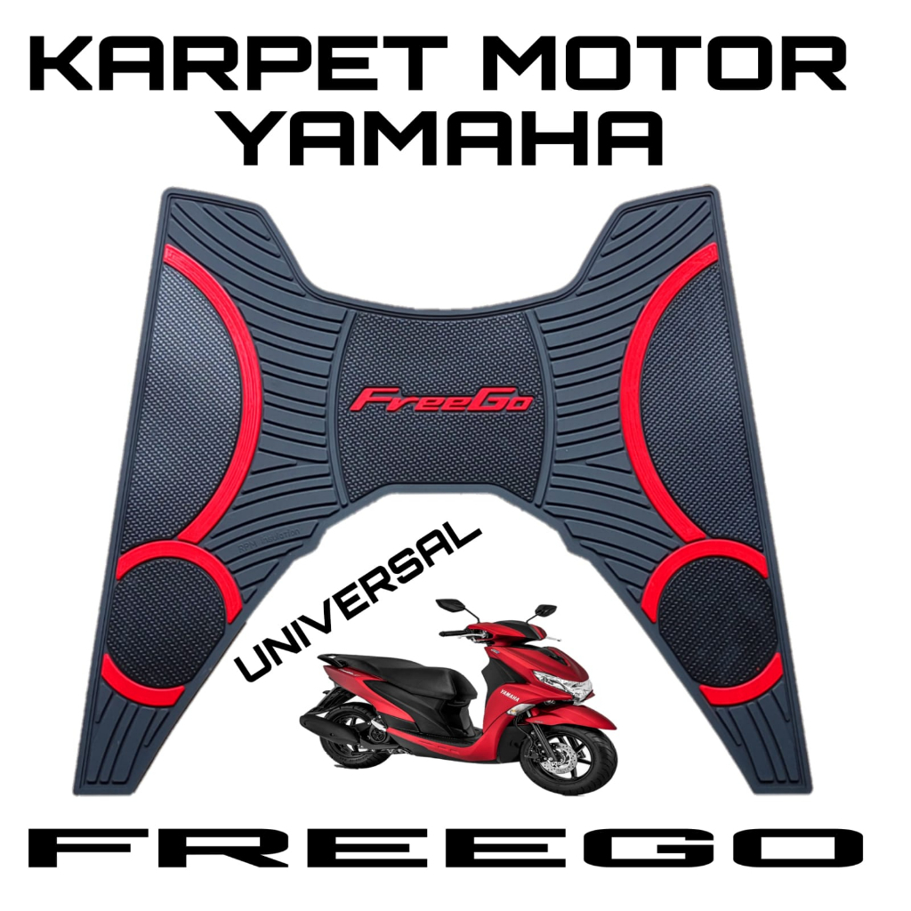 Karpet Motor Yamaha Freego Bahan Karet Aksesoris Freego Variasi Motor Yamaha Freego Variasi Freego