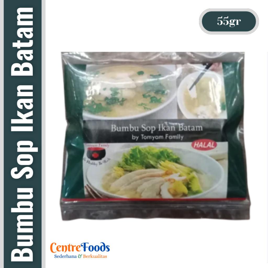 

Bumbu Sop Ikan Batam - TOMYAM FAMILY | 55gr [ Harga Per BKS ]