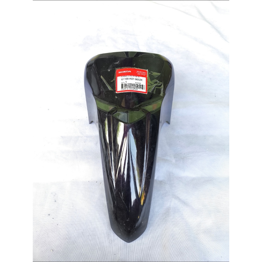 61100-K07-900ZK Spakbor Slebor Depan Honda New Blade 110 Karbu Hitam Original AHM Lostpack
