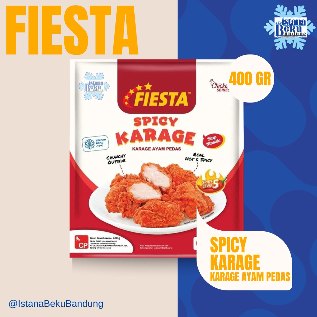 

Fiesta Spicy Karage / Karage bumbu pedas 400gr