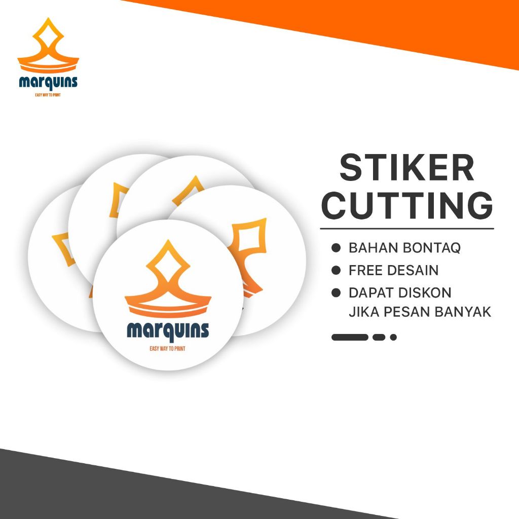 

STIKER CUTTING BULAT / STIKER BONTAQ / STIKER MAKANAN / STIKER KEMASAN / STIKER PRODUK