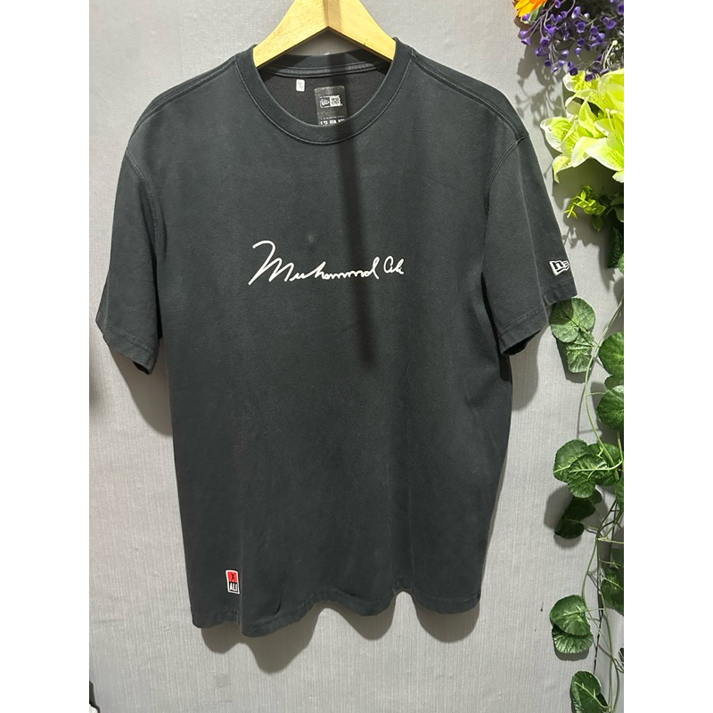 kaos newera collab m.ali new era x muhammad ali tshirt