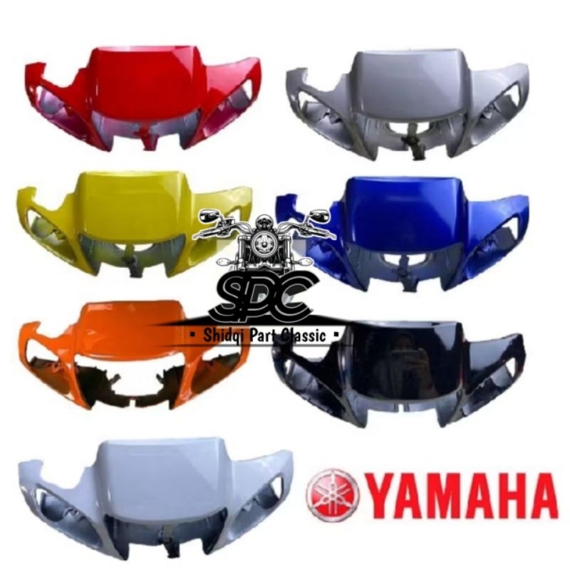 Batok Depan Totok Depan Yamaha Fiz R FizR F1zR Vega R Lama Old Warna Hitam Glossy Merah Maroon Biru 