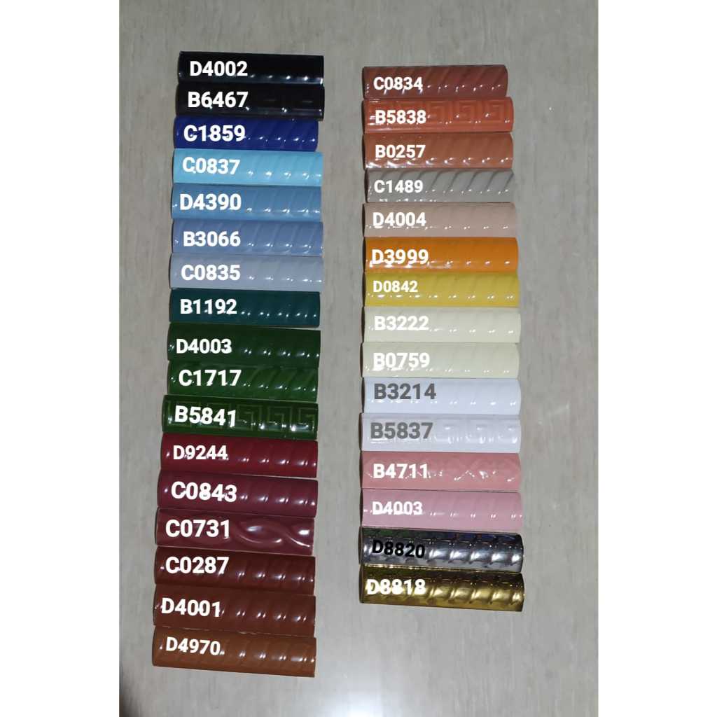 KUKU MACAN 10 CM ULIR POLOS KECIK PINGULAN SUDUTAN KERAMIK LANTAI DINDING