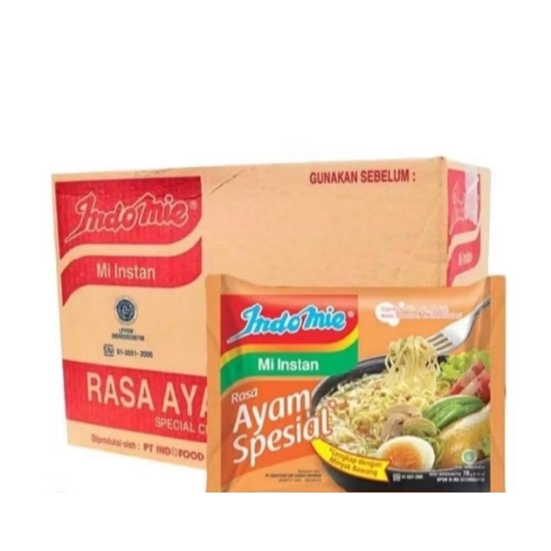 

Indomie ayam special 1dus, isi 40 pcs