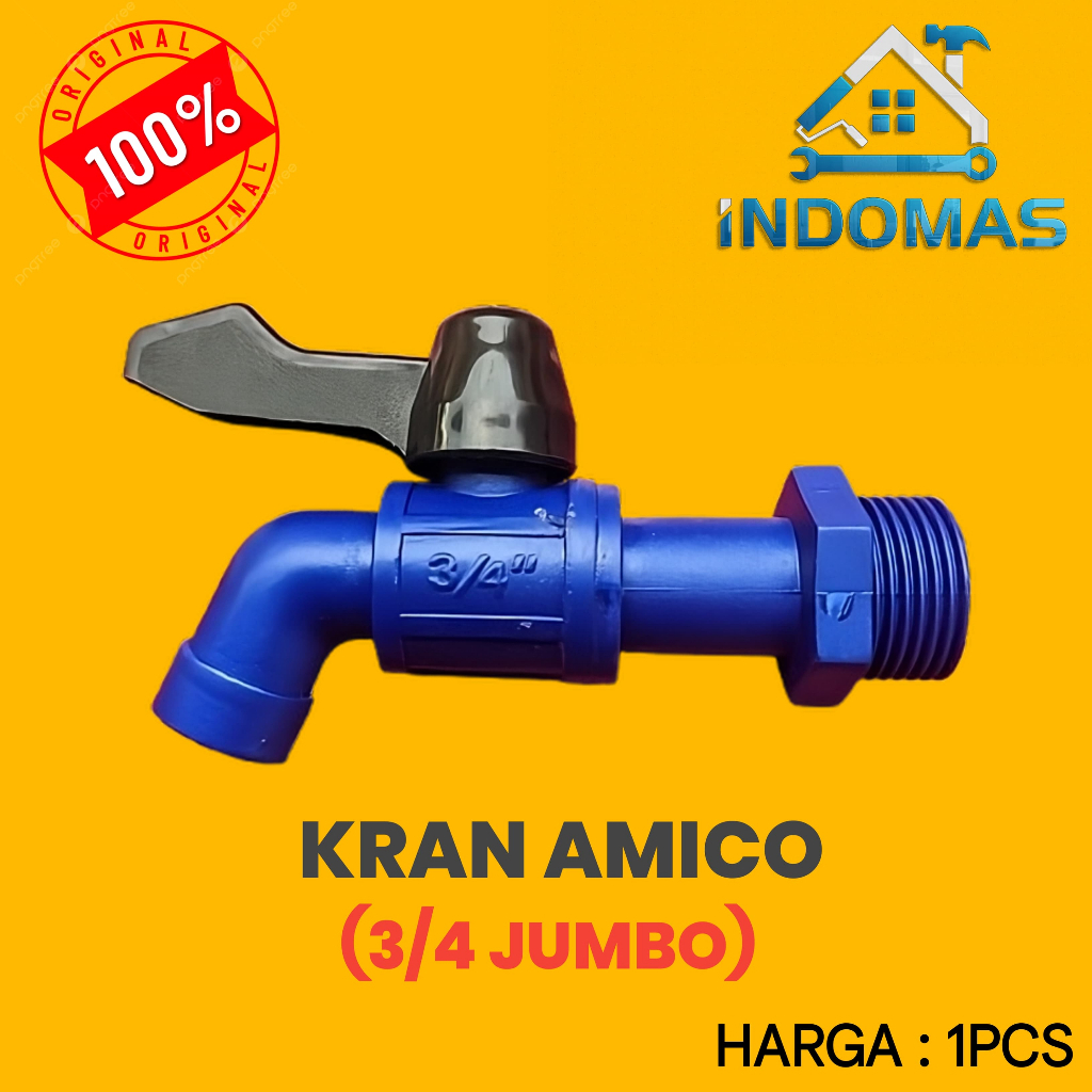 Kran Amico 3/4 Jumbo Body Besar Dijamin Original 100%