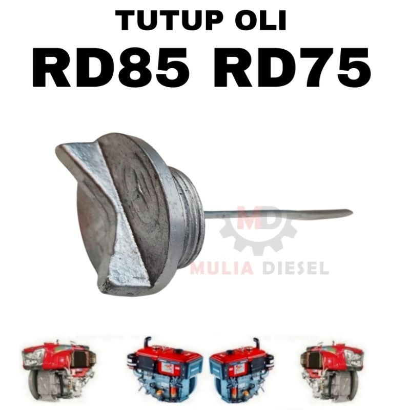Tutup Oli Oil Cap Mesin Diesel Kubota RD85 RD75 RD85 DIS Traktor Bajak