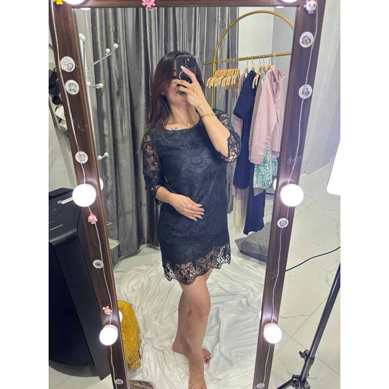 Dress preloved new renda