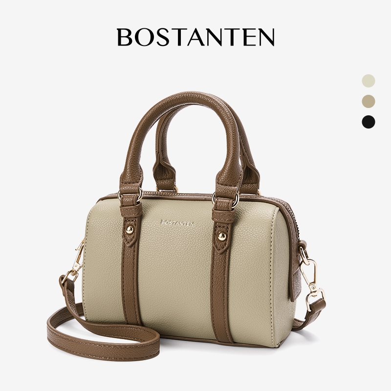 [Tas Boston] BOSTANTEN Ashline Bag Tas Wanita Selempang  Fashion Handbag Tas Bowling Tas Bepergian B