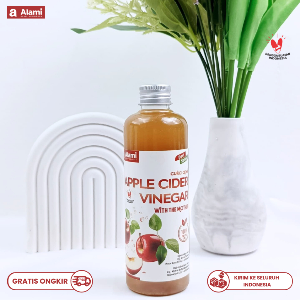 

ALAMI CUKA APEL MURNI 250ML MENU DIET SEHAT HERBAL INDONESIA ALAMI ALAM INDIONESIA