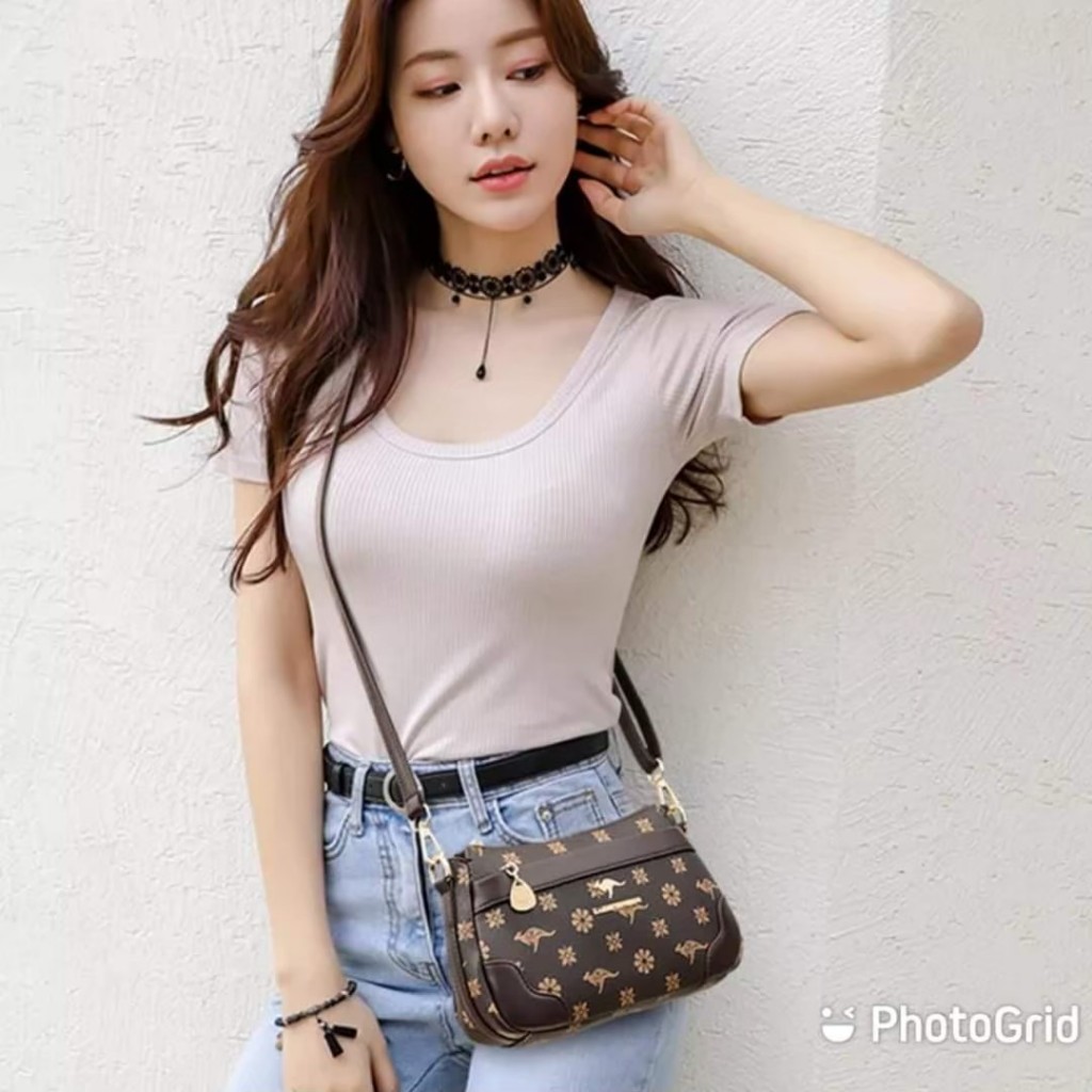 Tas Slempang Mini Wanita Remaja Tas Wanita Bahan Premium Tas Dompet Gaya Korea Tas Slempang Wanita