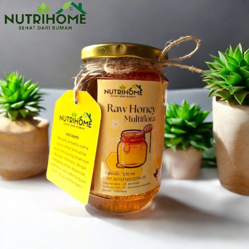 

Nutrihome 500 ml Madu Lebah Multiflora kemasan Exlusive Botol Kas Premium Pure Honey