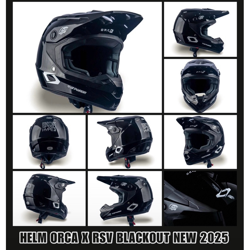 Helmet ORCA 2025 helmet supermoto motocross