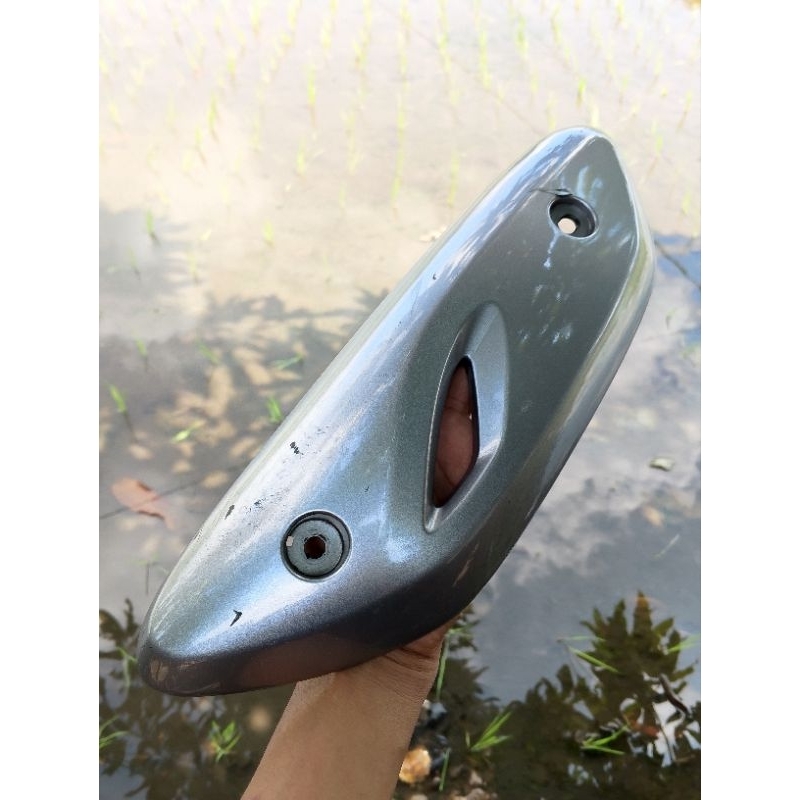 cover knalpot scoopy k2f original second