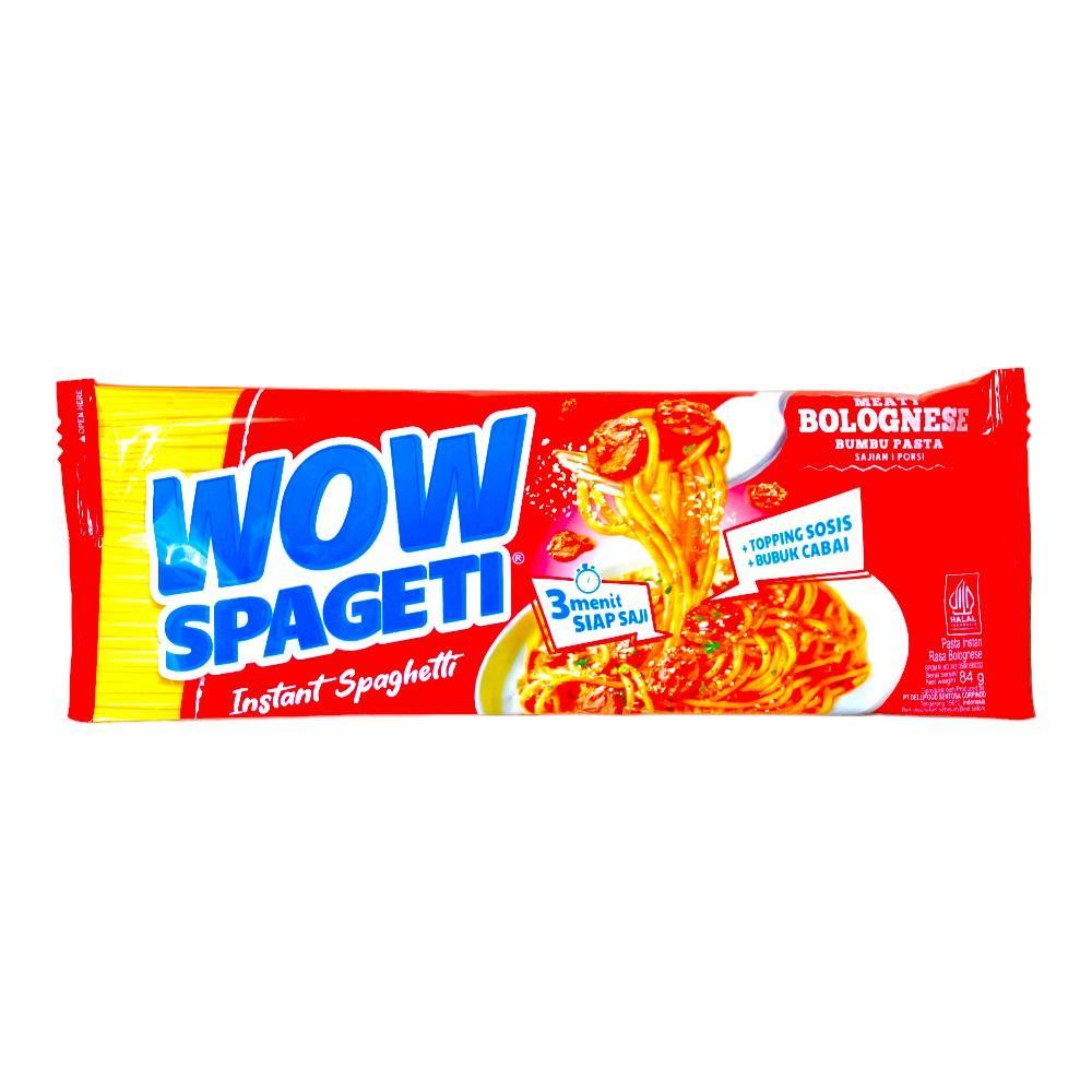 

WOW Spaghetti Instan Meaty Bolognese 84g – Cepat, Praktis, Lezat!