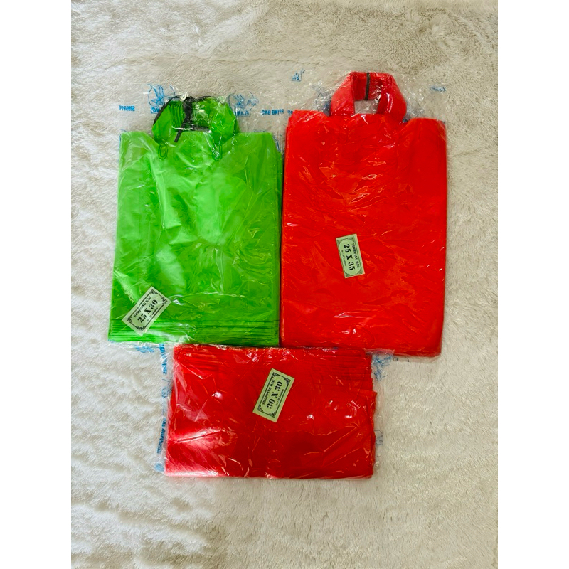 Kantong Plastik Softhandle Murah Ukuran 25x30 25x35 30x30 Isi 50Pcs - Shopping Bag Tebal Polos HD / 