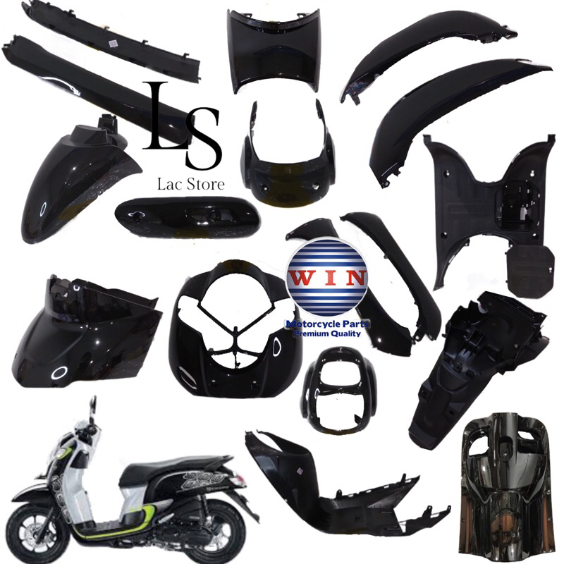 Fullset Body lengkap Scoopy fi 2017-2020 Original merk WIN