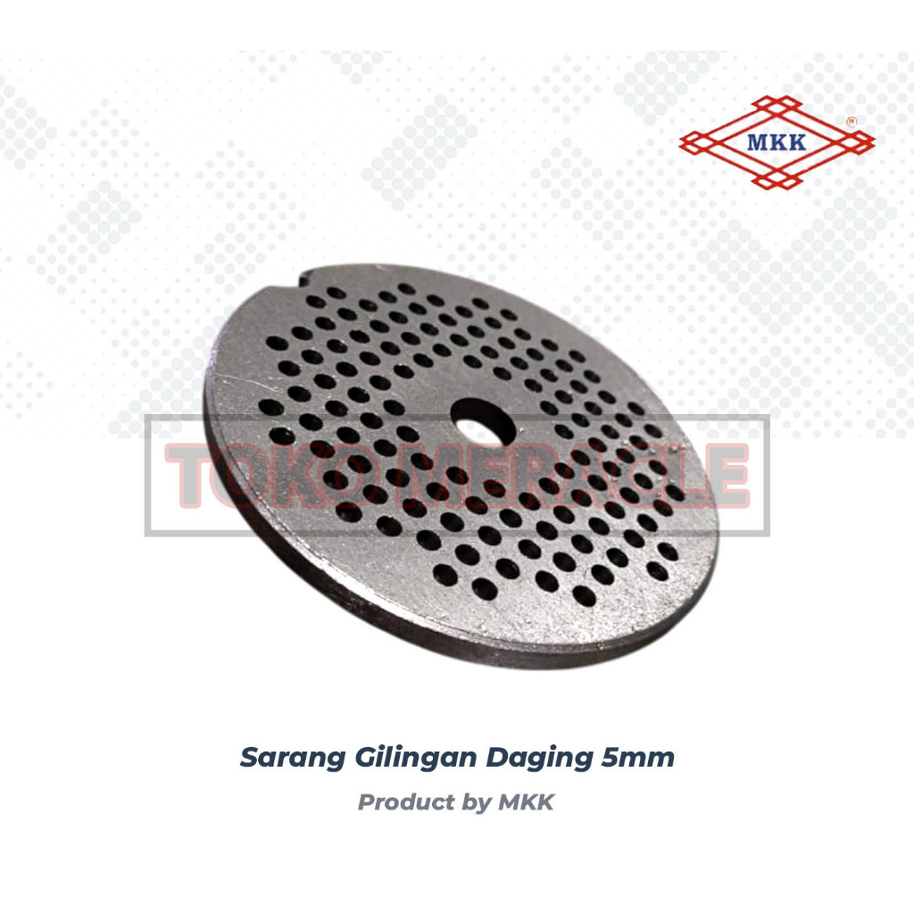 MKK SaringanDaging 8mm 5mm - Sarangan Gilingan Daging Manual No. 32 Filter Meat Mincer
