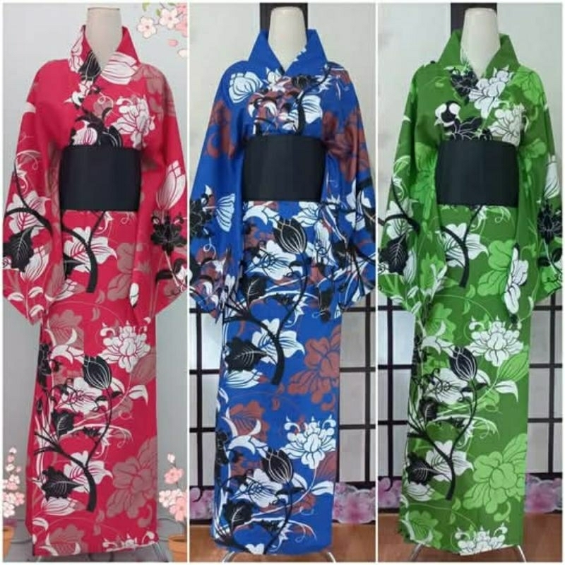 YUKATA KIMONO JEPANG WANITA DEWASA