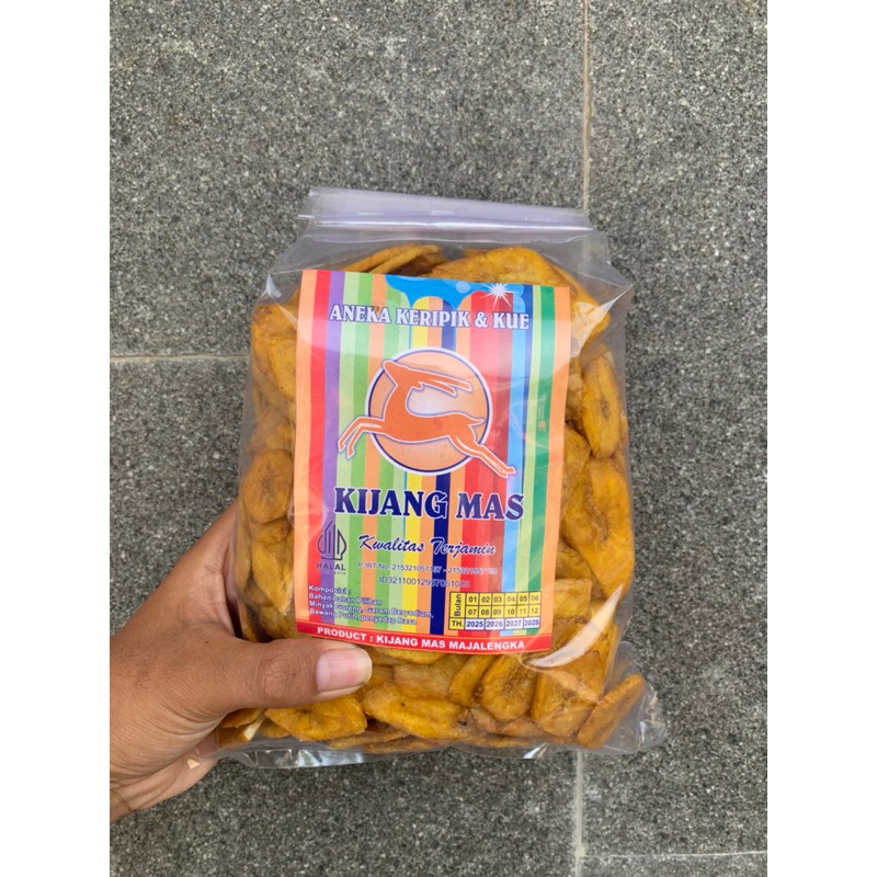 

Keripik pisang Manis 500gram Manis Renyah Dibalut Lelehan gula Pasir