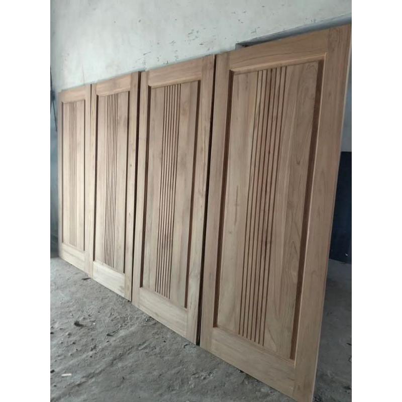 PINTU minimalis -pintu utama-kamar- kayu jati