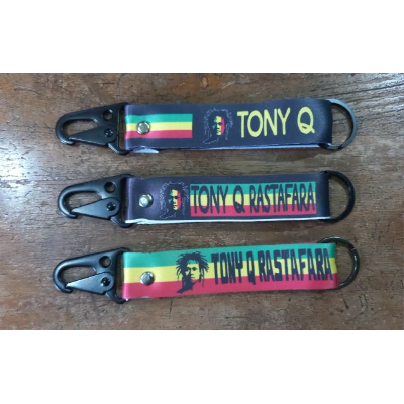 gantungan kunci Tony q rastafara aksesoris rasta reggae key Cha nanteman